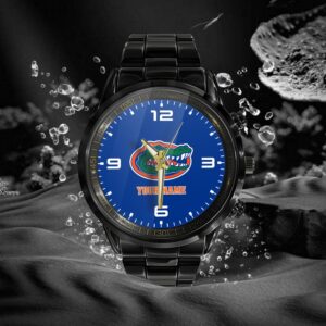 Custom Name Florida Gators NCAA Black Hand Watch Gifts For Fans 2