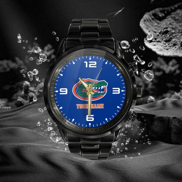 Custom Name Florida Gators NCAA Black Hand Watch Gifts For Fans