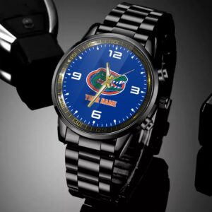 Custom Name Florida Gators NCAA Black Hand Watch Gifts For Fans 4