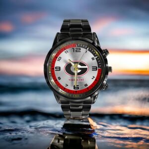 Custom Name Georgia Bulldogs NCAA Hand Watch Gifts For Fans 3