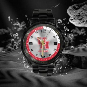 Custom Name Houston Cougars NCAA Hand Watch Gifts For Fans 2