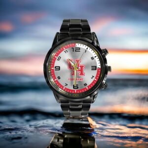 Custom Name Houston Cougars NCAA Hand Watch Gifts For Fans 3