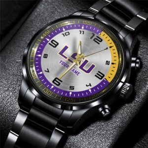 Custom Name LSU Tigers NCAA Hand Watch Gifts For Fans 1