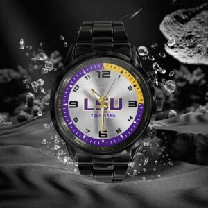 Custom Name LSU Tigers NCAA Hand Watch Gifts For Fans 2