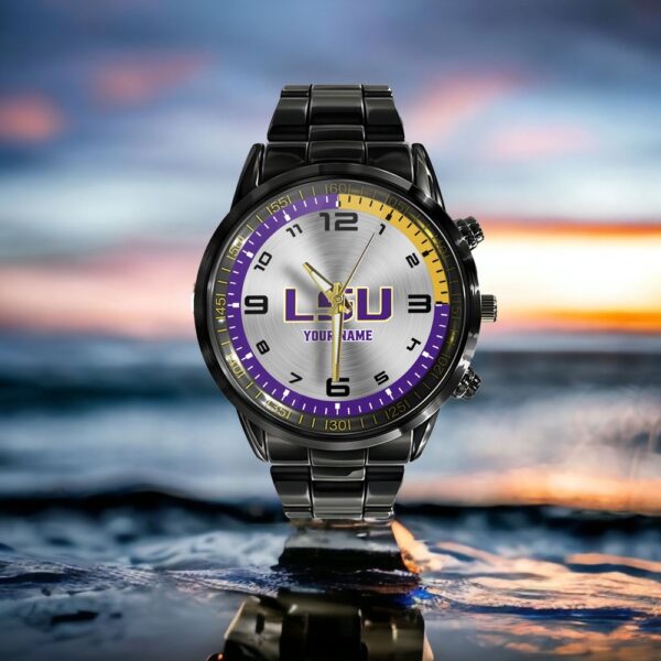 Custom Name LSU Tigers NCAA Hand Watch Gifts For Fans