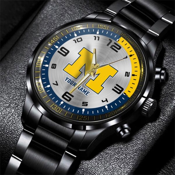 Custom Name Michigan Wolverines NCAA Hand Watch Gifts For Fans