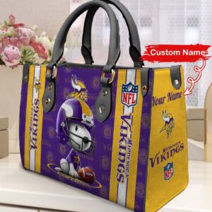 Custom Name Minnesota Vikings Snoopy…