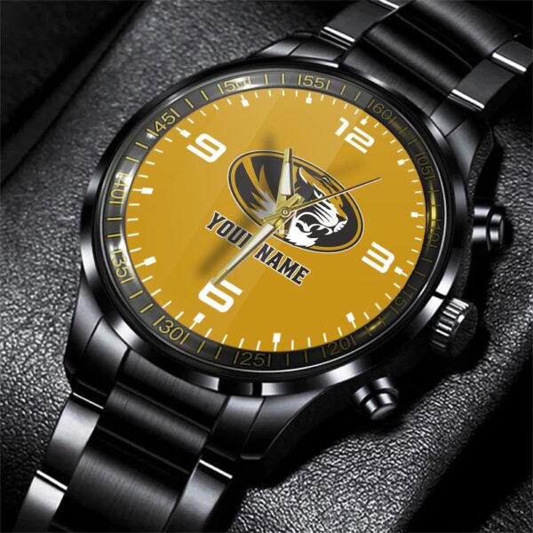 Custom Name Missouri Tigers NCAA Black Hand Watch Gifts For Fans