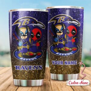 Custom Name NFL Baltimore Ravens…