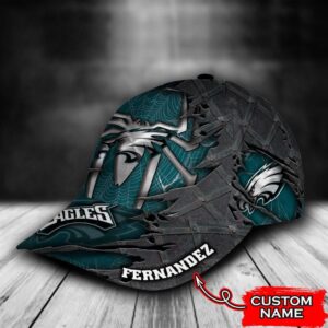 Custom Name NFL Philadelphia Eagles Spider Man All Over Print 3D Classic Cap 3