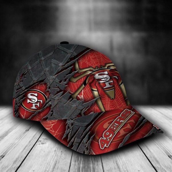 Custom Name NFL San Francisco 49ers Spider-man All Over Print 3D Classic Cap