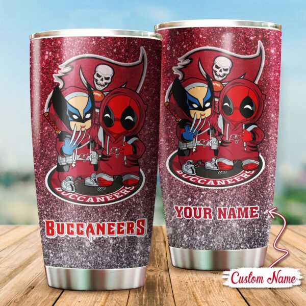 Custom Name NFL Tampa Bay Buccaneers Tumbler Gift For Fans