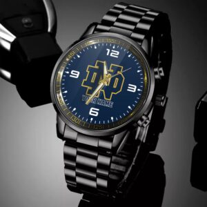 Custom Name Notre Dame Fighting Irish NCAA Black Hand Watch Gifts For Fans 4