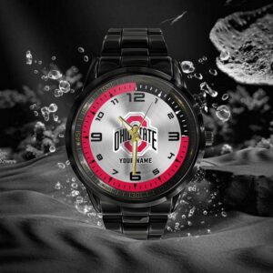 Custom Name Ohio State Buckeyes NCAA Hand Watch Gifts For Fans 2