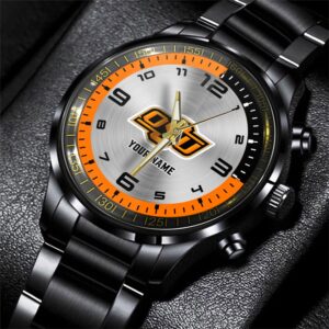 Custom Name Oklahoma State Cowboys NCAA Hand Watch Gifts For Fans 1