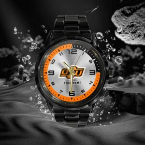 Custom Name Oklahoma State Cowboys NCAA Hand Watch Gifts For Fans 2