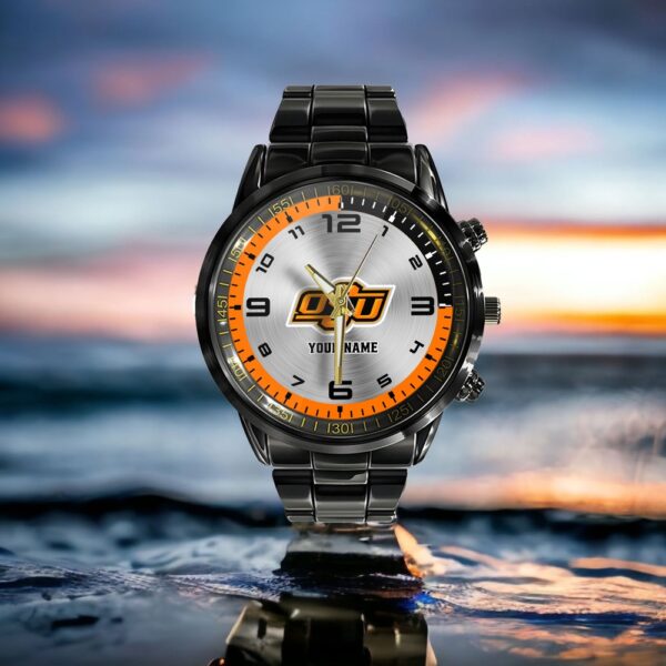 Custom Name Oklahoma State Cowboys NCAA Hand Watch Gifts For Fans