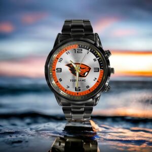 Custom Name Oregon State Beavers NCAA Hand Watch Gifts For Fans 3