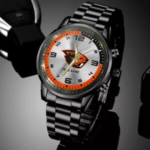 Custom Name Oregon State Beavers NCAA Hand Watch Gifts For Fans 4