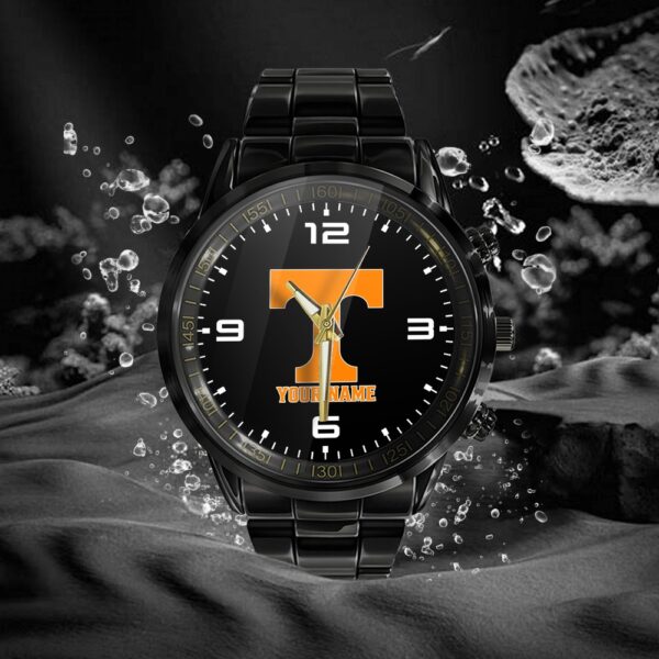 Custom Name Tennessee Volunteers NCAA Black Hand Watch Gifts For Fans