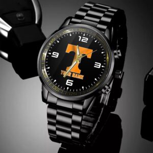 Custom Name Tennessee Volunteers NCAA Black Hand Watch Gifts For Fans 4