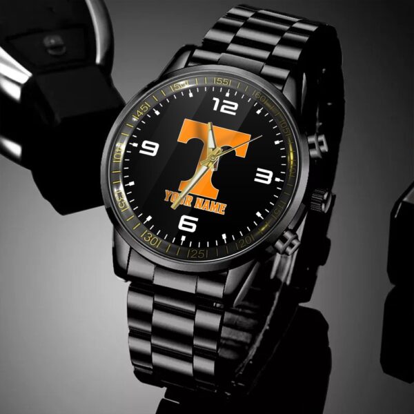 Custom Name Tennessee Volunteers NCAA Black Hand Watch Gifts For Fans