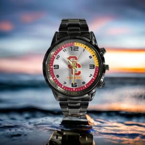 Custom Name USC Trojans NCAA Hand Watch Gifts For Fans 3