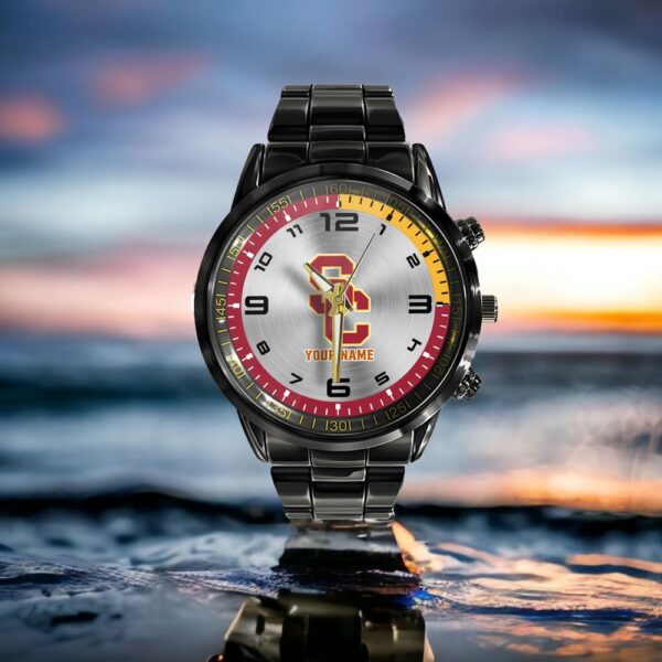 Custom Name USC Trojans NCAA Hand Watch Gifts For Fans