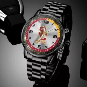 Custom Name USC Trojans NCAA Hand Watch Gifts For Fans 4