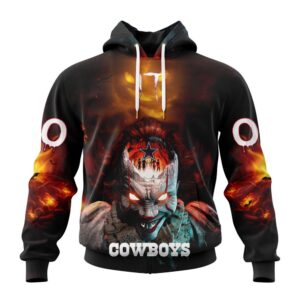 Dallas Cowboysls NFL Halloween Badut Mematikan Personalized Hoodie T Shirt 1