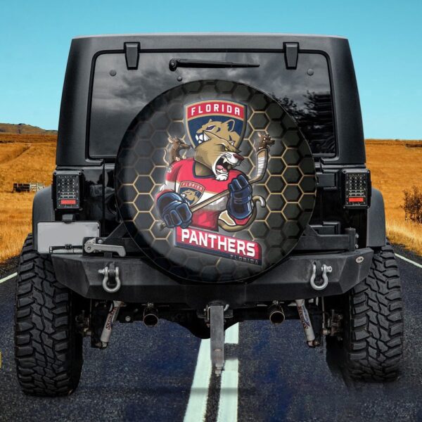 Florida Panthers NHL Mascot Spare Tire Cover Gift For Campers