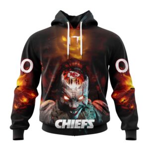 Kansas City Chiefs NFL Halloween Badut Mematikan Personalized Hoodie T Shirt 1