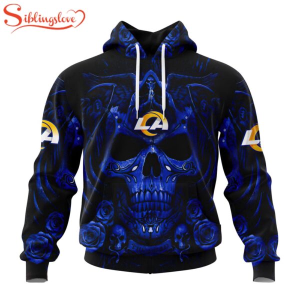 Custom Name And Number Los Angeles Chargers NFL Halloween All Over Print Hoodie Shirt