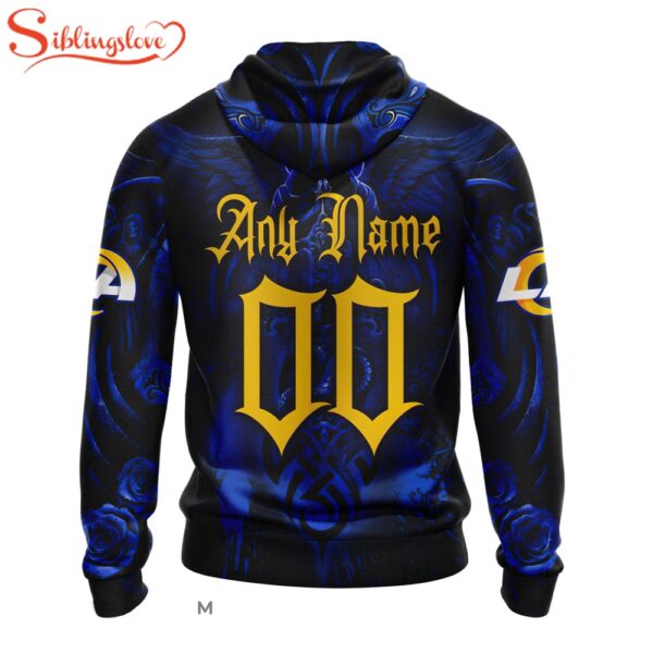 Custom Name And Number Los Angeles Chargers NFL Halloween All Over Print Hoodie Shirt