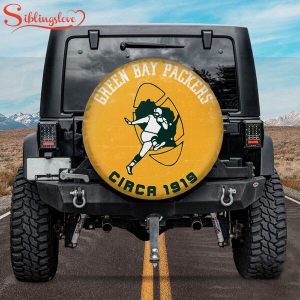 NFL Green Bay Packers Vintage Spare Tire Cover Gift For Campers