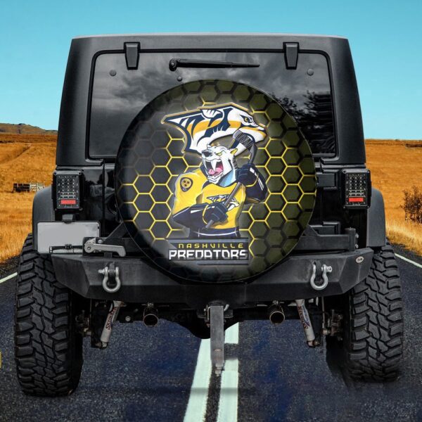 Nashville Predators NHL Mascot Spare Tire Cover Gift For Campers