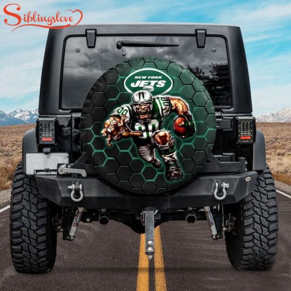 New York Jets NFL Mascot Spare Tire Cover Gift For Campers