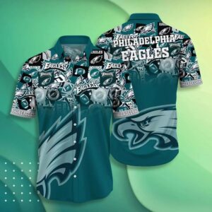 Philadelphia Eagles Nfl Hawaiian Shirt…