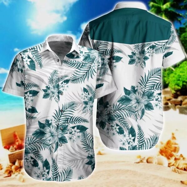 Philadelphia Eagles Nfl Hawaiian Shirt Tropical Pattern Graphic This Summer For Sports Enthusiast