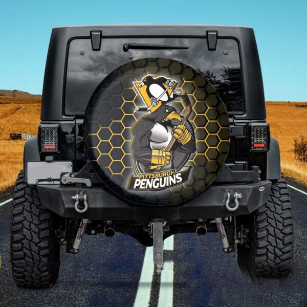 Pittsburgh Penguins NHL Mascot Spare Tire Cover Gift For Campers