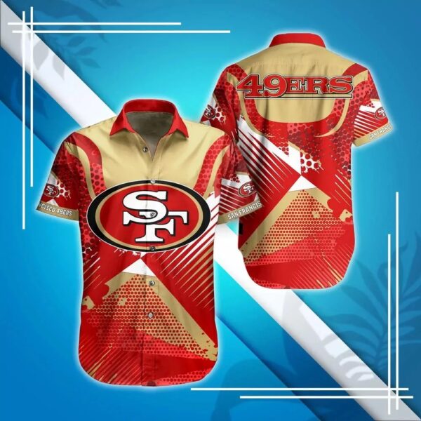 San Francisco 49ers Nfl Hawaiian Shirt Summer  Sleeve Button Down Shirt Perfect Gift For Big Fans