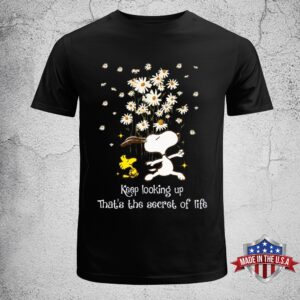 Snoopy Keep Looking Up That’s The Secret Of Life Unisex t-Shirt