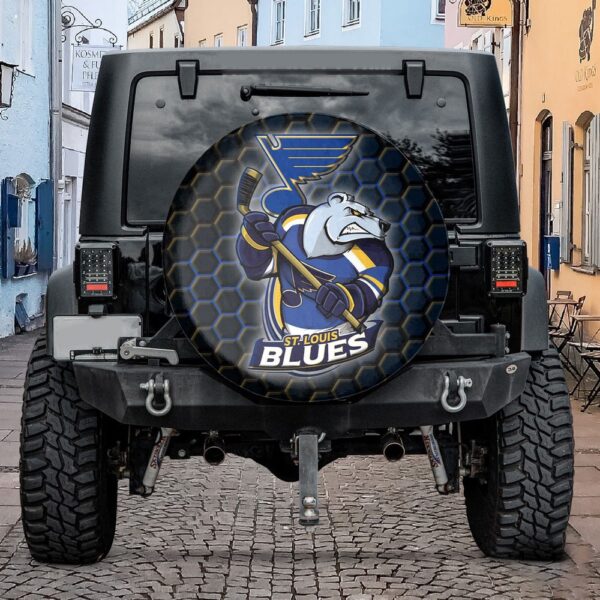 St. Louis Blues NHL Mascot Spare Tire Cover Gift For Campers