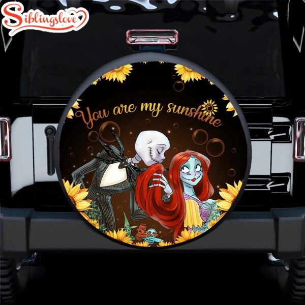 Sunflower Nightmare Before Christmas You Are My Sunshine Spare Tire Covers