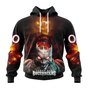 Tampa Bay Buccaneers NFL Halloween Badut Mematikan Personalized Hoodie T Shirt 1