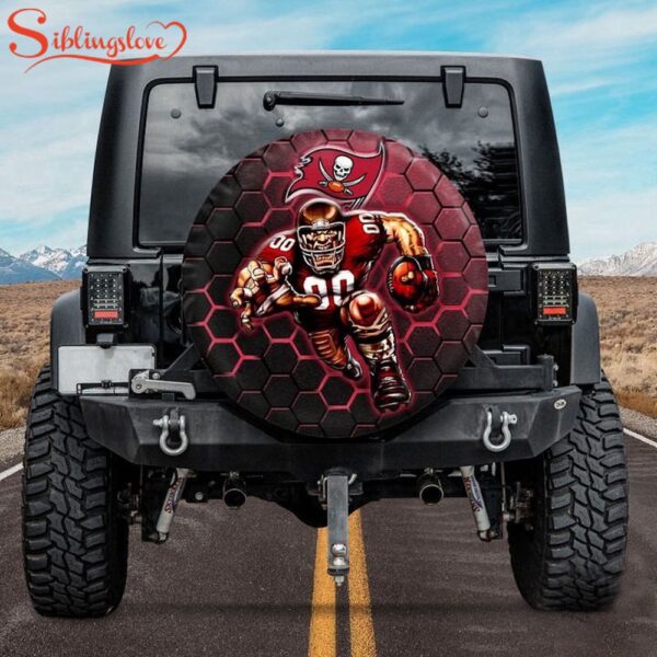 Tampa Bay Buccaneers NFL Mascot Spare Tire Cover Gift For Campers