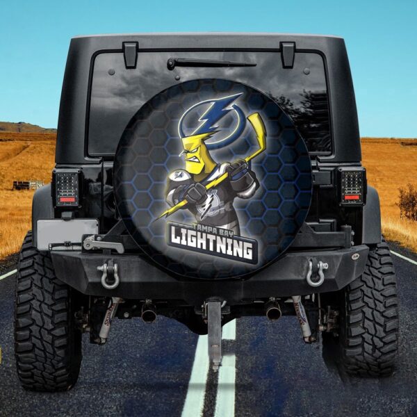 Tampa Bay Lightning NHL Mascot Spare Tire Cover Gift For Campers