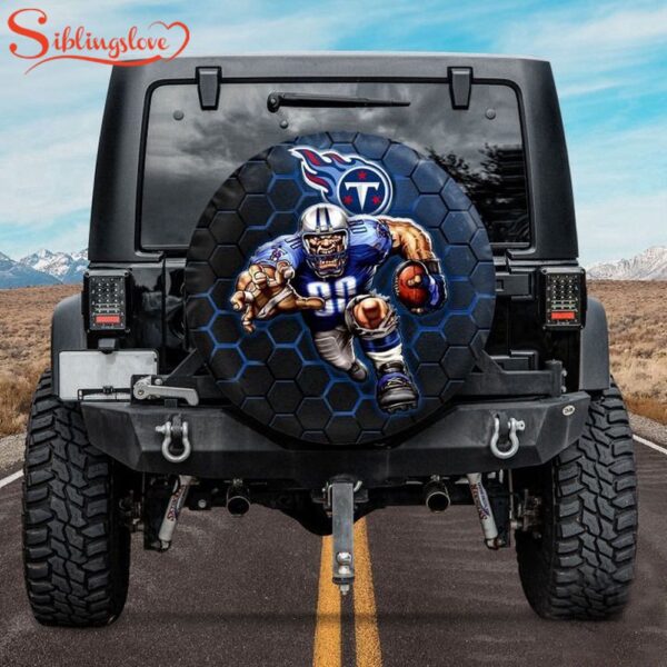 Tennessee Titans NFL Mascot Spare Tire Cover Gift For Campers