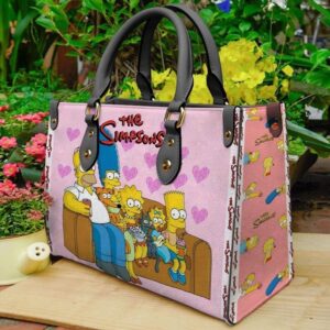 The Simpson Family Leather Handbag