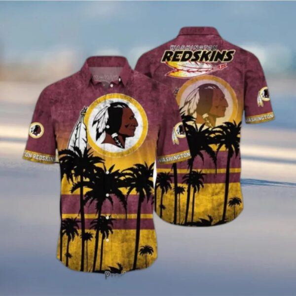 Washington Redskins NFL Hawaiian Shirt Tropical Pattern Graphic New Collection Summer Gift For Fan NFL Hot Trend 2023